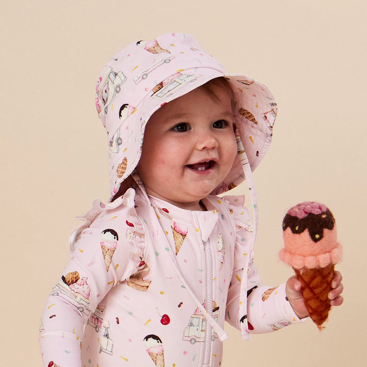 Snuggle Hunny Ice Creams Swim Hat - hero photo