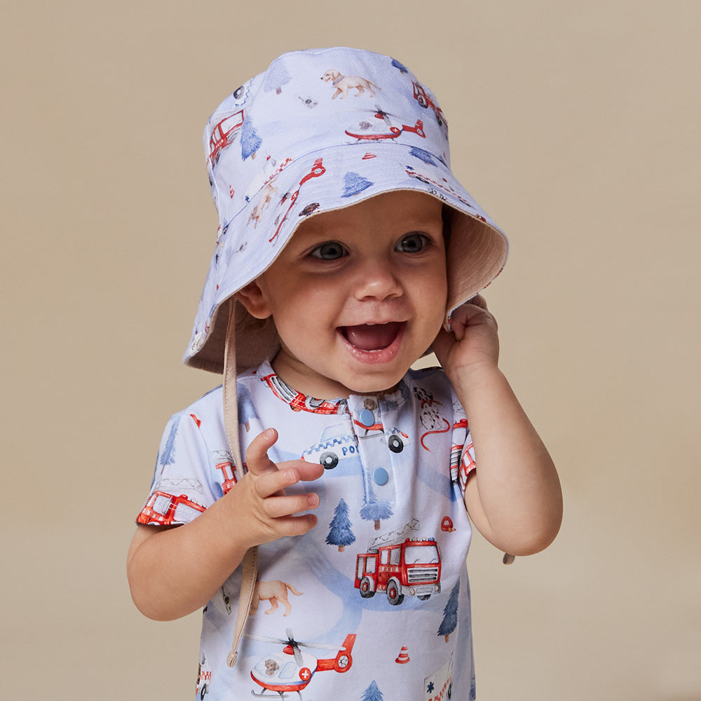Snuggle Hunny To The Rescue Reversible Cotton Bucket Hat - image 3