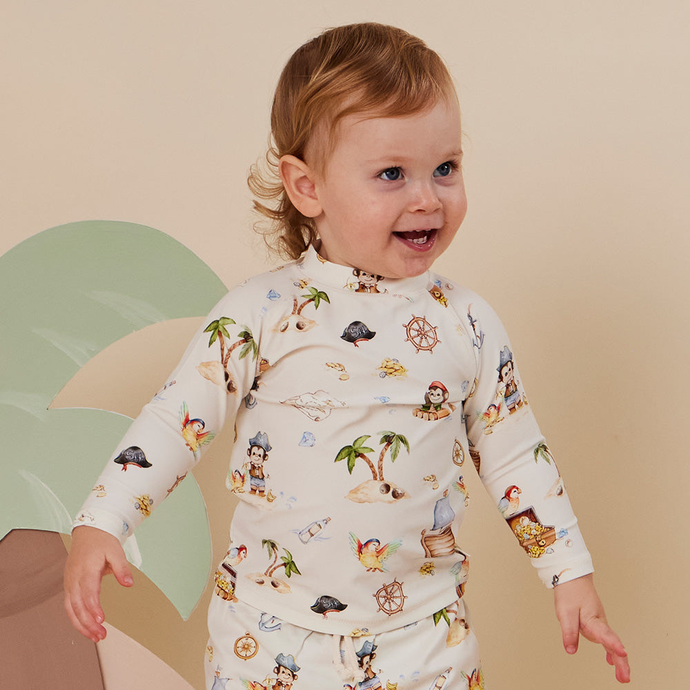 Snuggle Hunny Treasure Island Rashie Vest - image 1