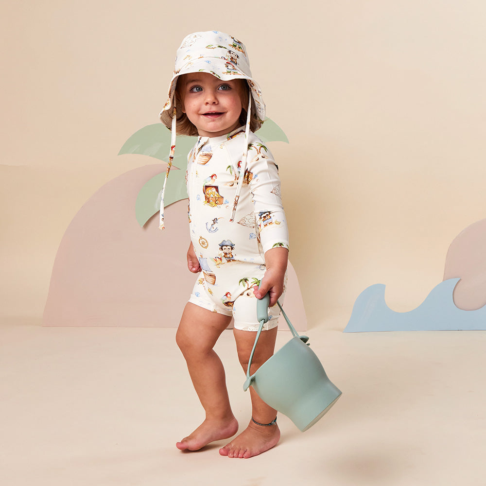 Snuggle Hunny Treasure Island Swim Shortie - image 3