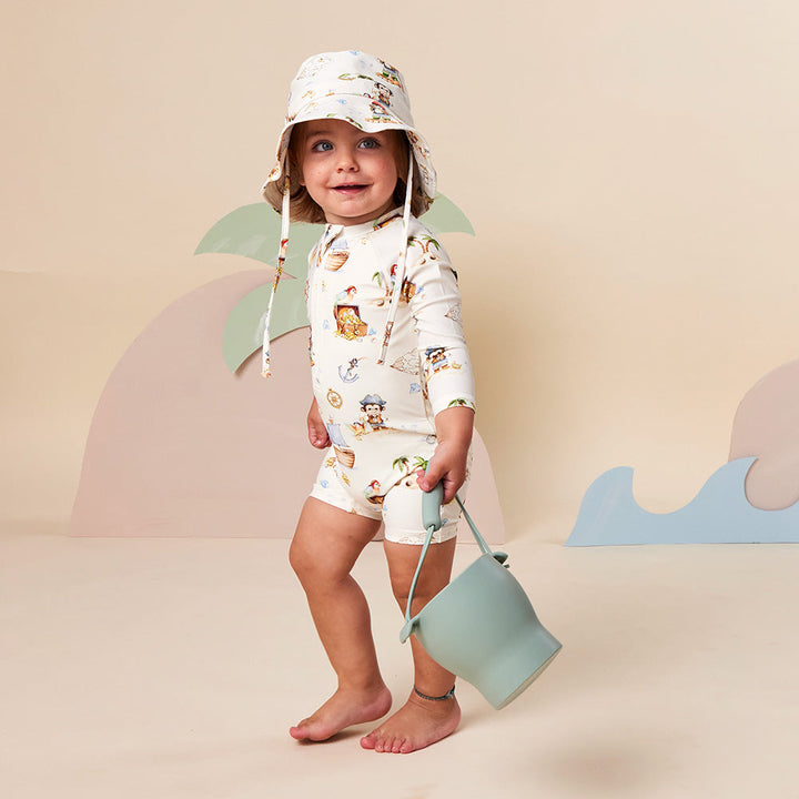 Snuggle Hunny Treasure Island Swim Shortie - image 3
