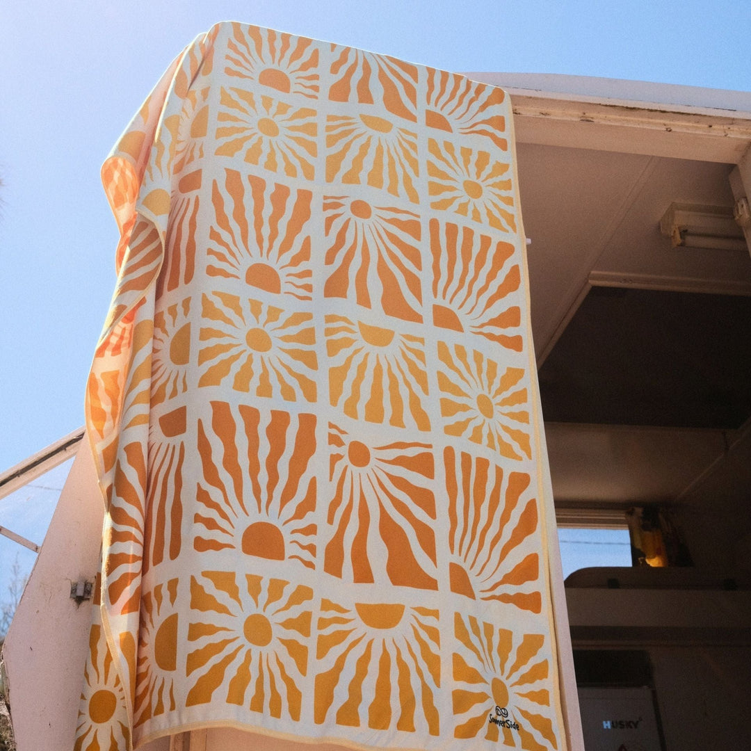 SomerSide Sand Free Beach Towel - Large – Solstice – detail 2