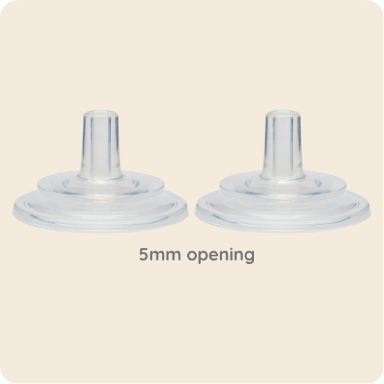 Subo Twin Straw Pack with two 5 mm silicone straw spouts