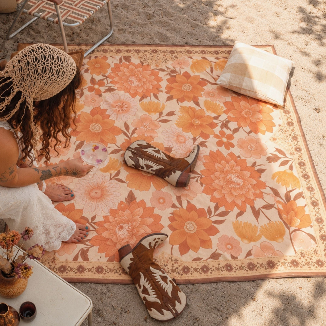 SomerSide Sand Free Beach Towel - XL – Summer Muse – detail 2