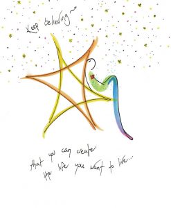 Soul Stories Greeting Card – Believe & Create