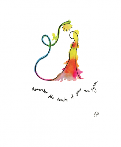 Soul Stories Greeting Card – True Beauty