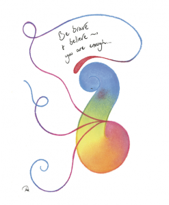 Soul Stories Greeting Card – Enough