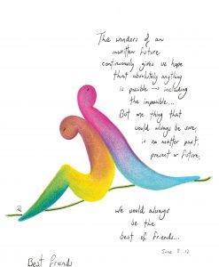 Soul Stories Greeting Card – Best Friends