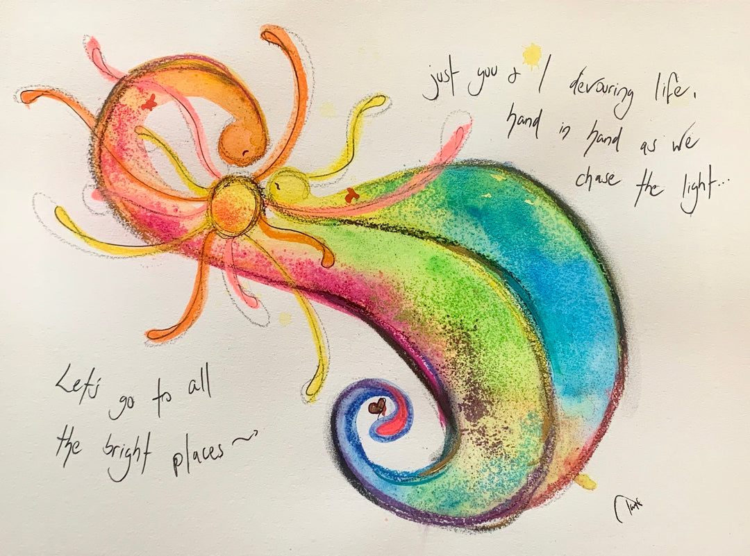 Soul Stories Greeting Card – Chase the Light