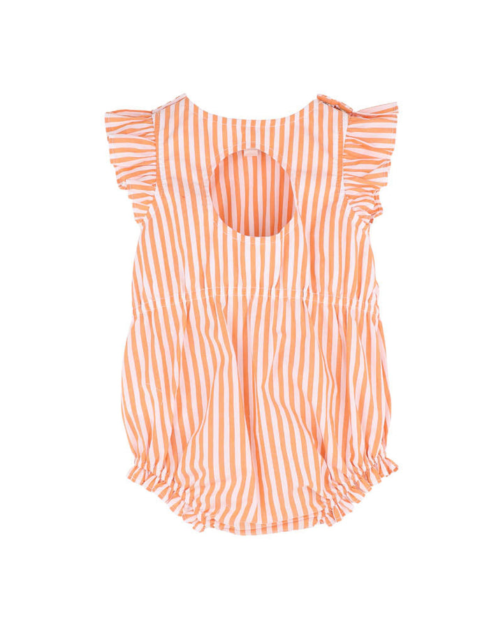Paradiso Woven Stripe Bodysuit – Burnt Orange Stripe – view 2
