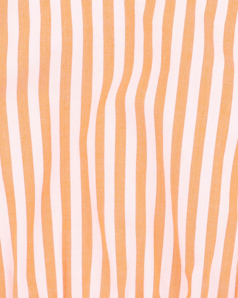 Paradiso Woven Stripe Bodysuit – Burnt Orange Stripe – view 3