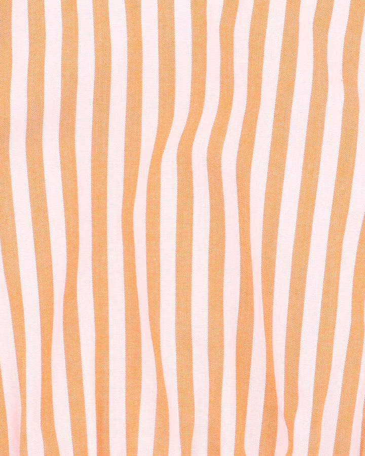 Paradiso Woven Stripe Bodysuit – Burnt Orange Stripe – view 3