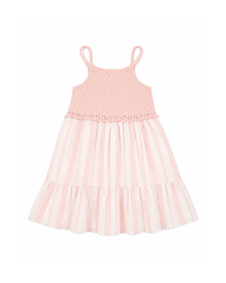 Poppy Knit Bodice Dress – Pink Icing – view 2