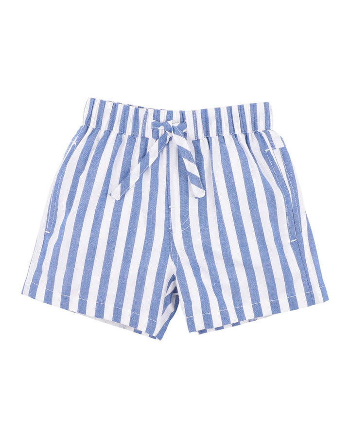 Havana Stripe Shorts – Blue – view 2