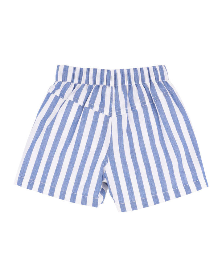 Havana Stripe Shorts – Blue – view 3