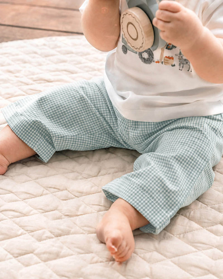 Scout Check Pants – Sage Check – view 3