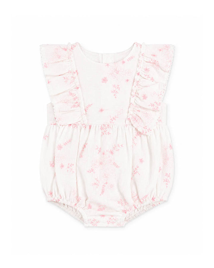 Chelsea All Over Embroidery Bodysuit – Cloud/Pink – view 2