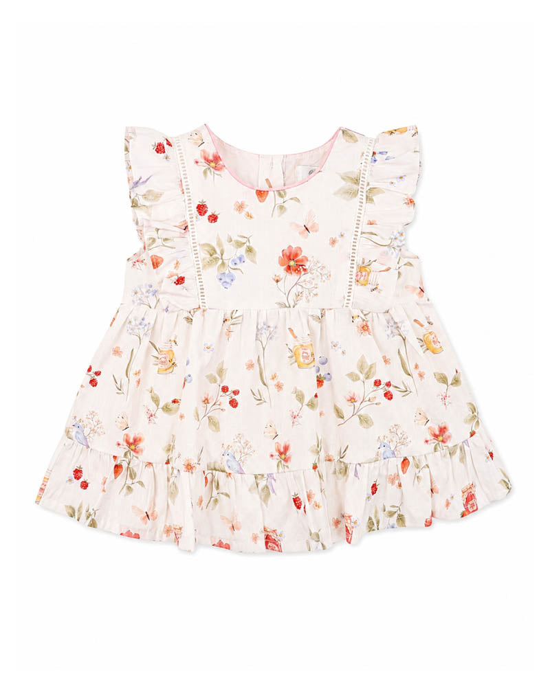 Poppy Overlay Dress – Poppy Print – view 2