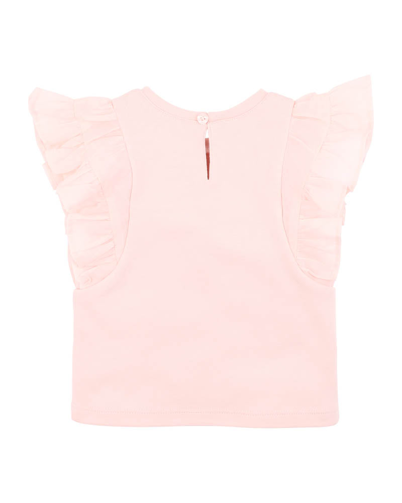 Poppy Organic Jam Tee – Crystal Pink – view 2