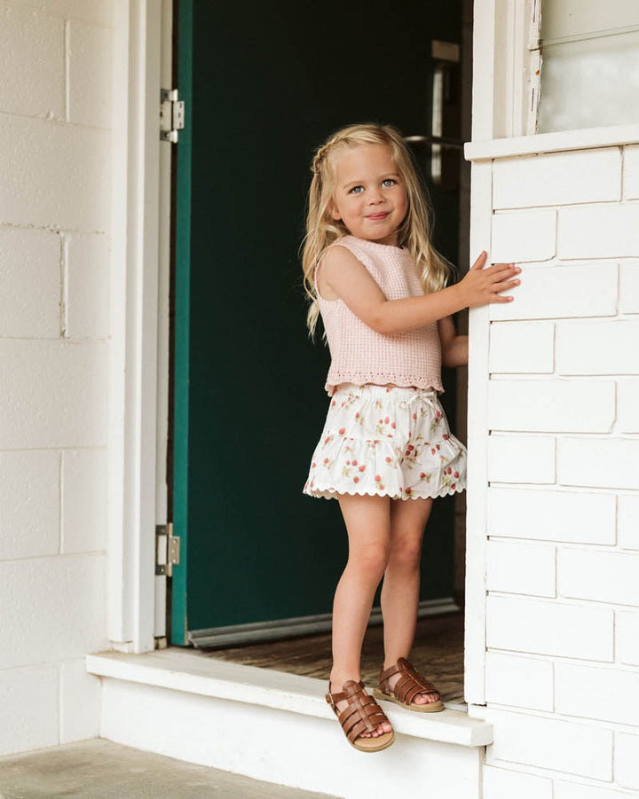Poppy Strawberry Shorts – Strawberry Print – view 1