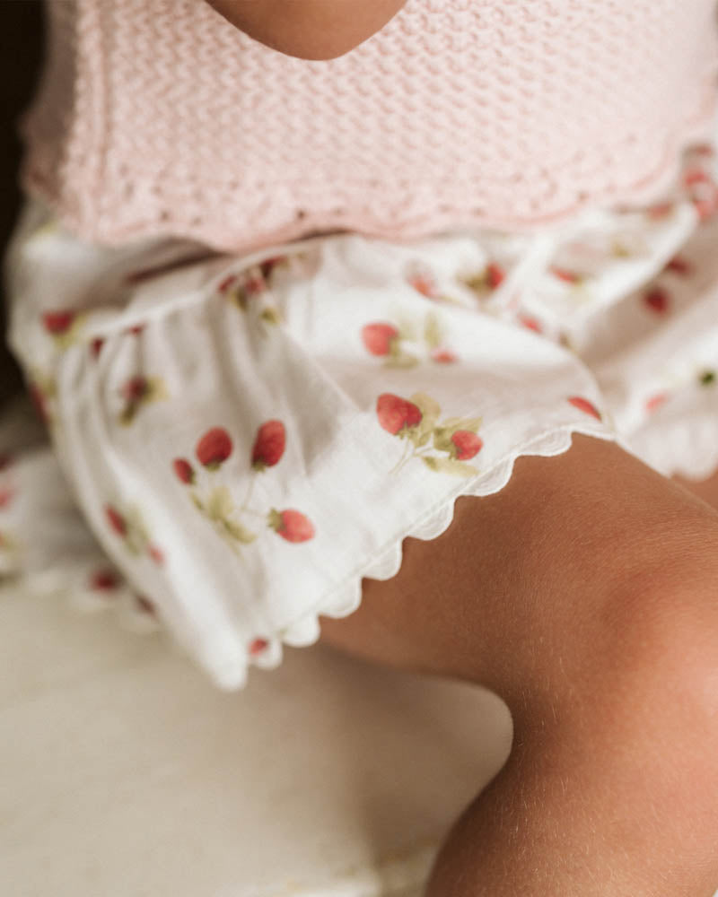 Poppy Strawberry Shorts – Strawberry Print – view 3
