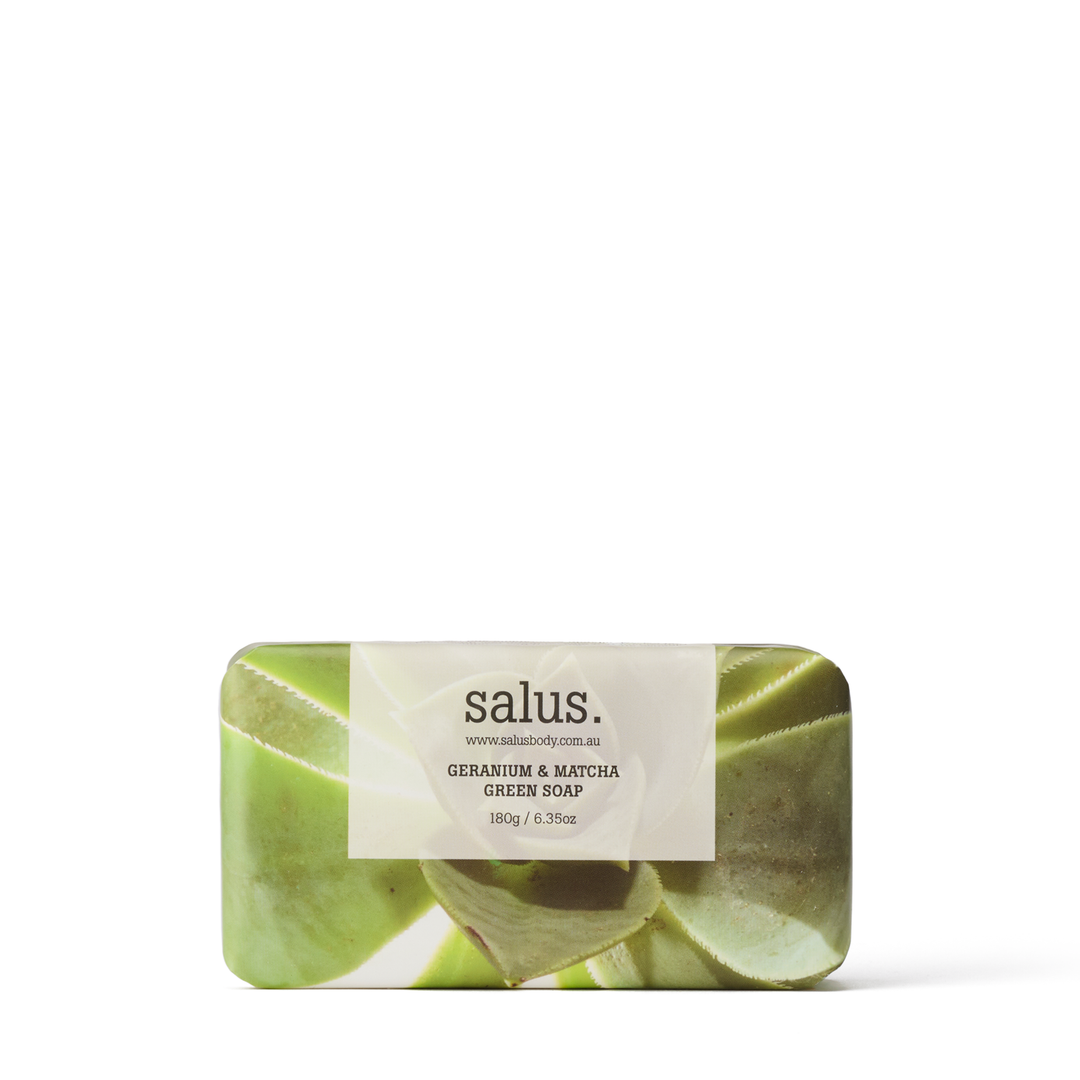 Geranium & Matcha Green Soap 180g
