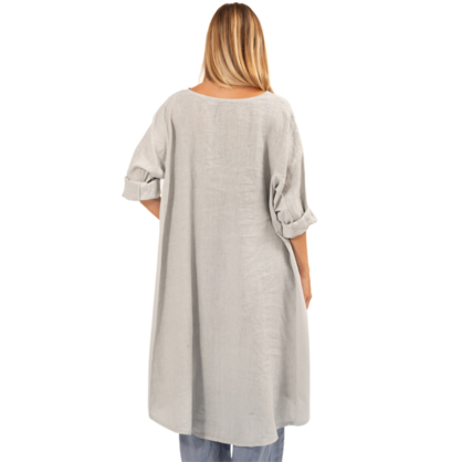 Vera May Perla linen jacket top 6341 view 3