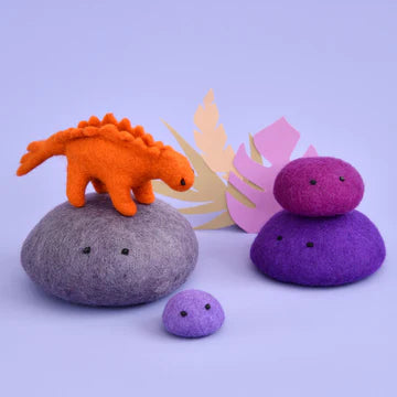 Mini Felt Stegosaurus