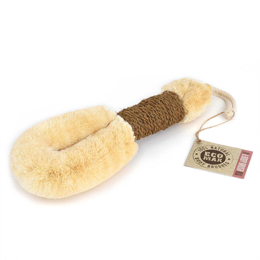 Dry Body Brush Coir Handle