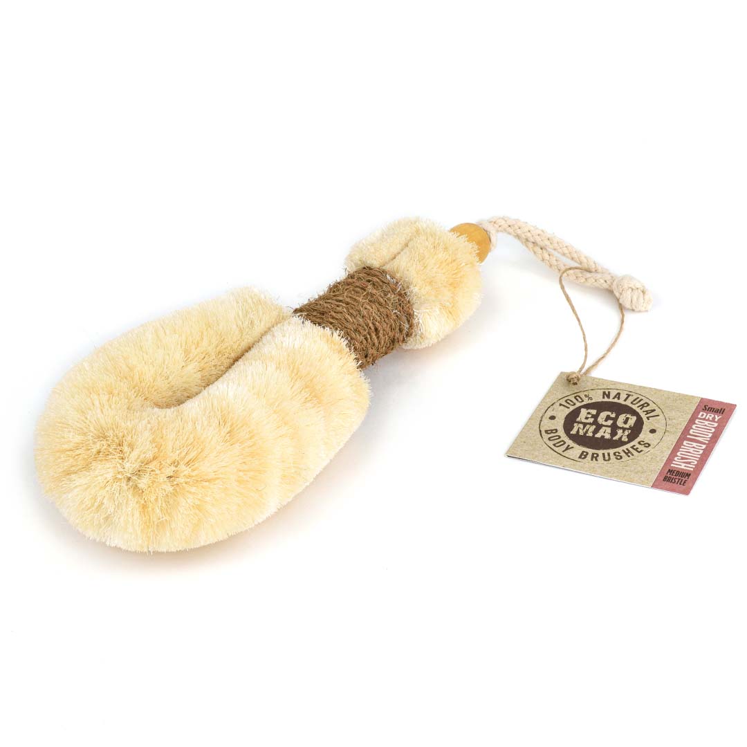 Dry Body Brush Coir Handle