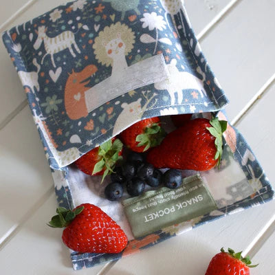 Cotton Canvas Snack Pocket