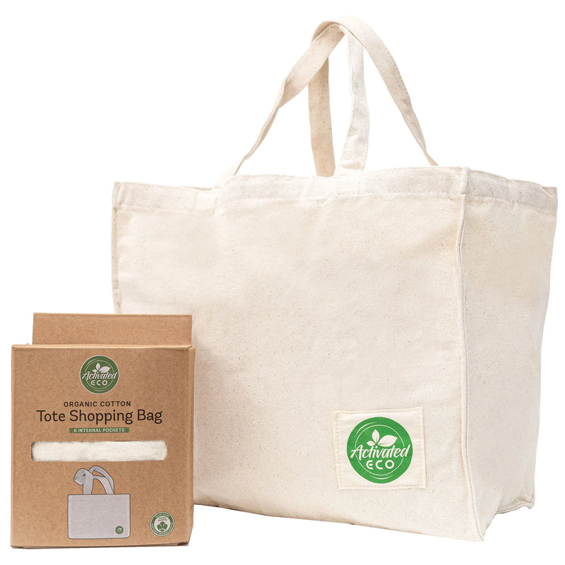 Organic Cotton Pocketed Tote